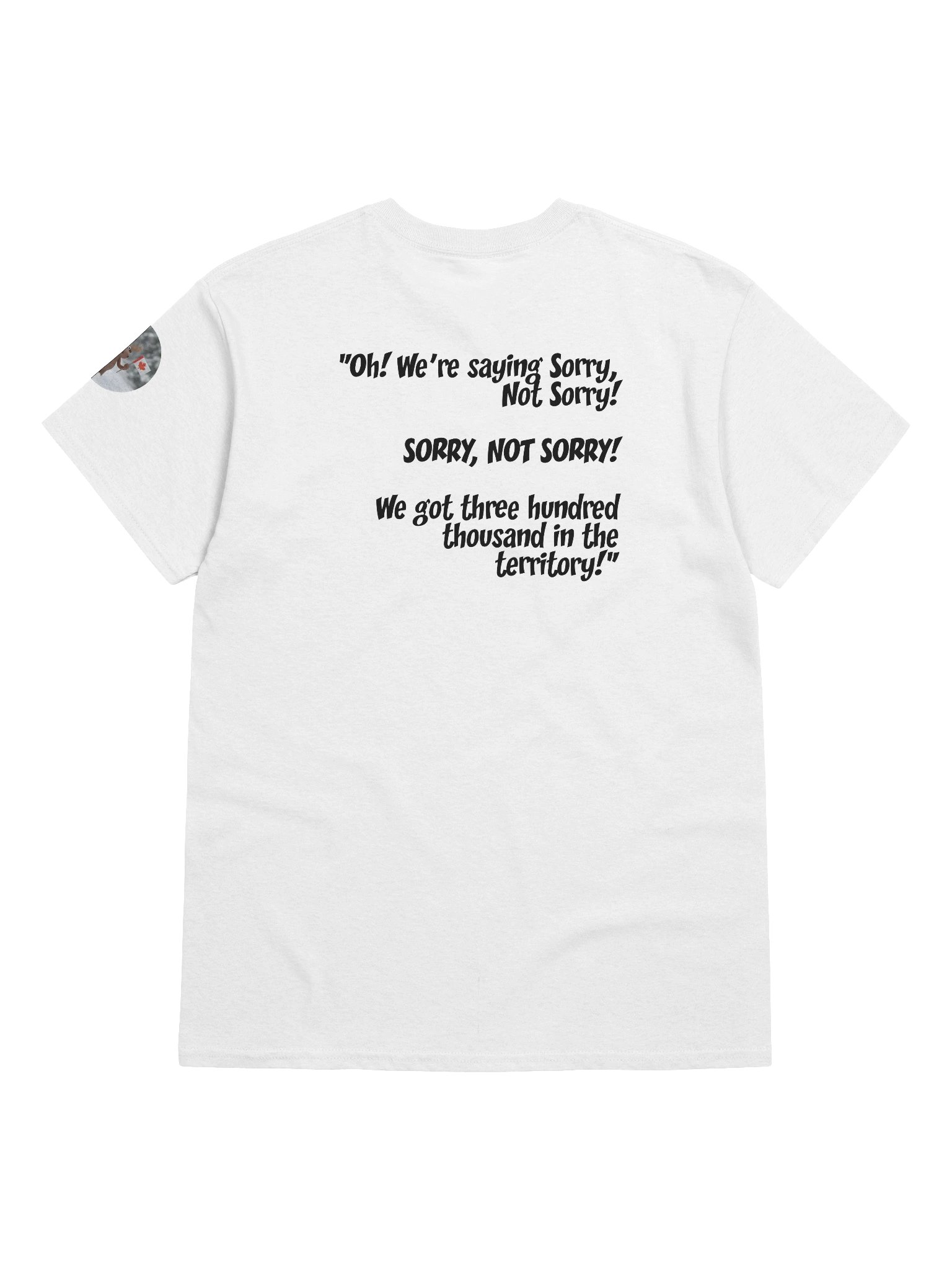 Polite Mode: Off | Command Center Heavyweight Tee (White) product image (6)