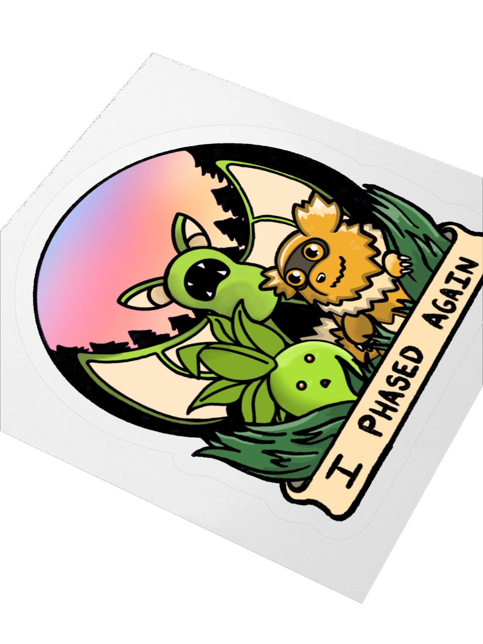 I Phased Again Sticker product image (3)