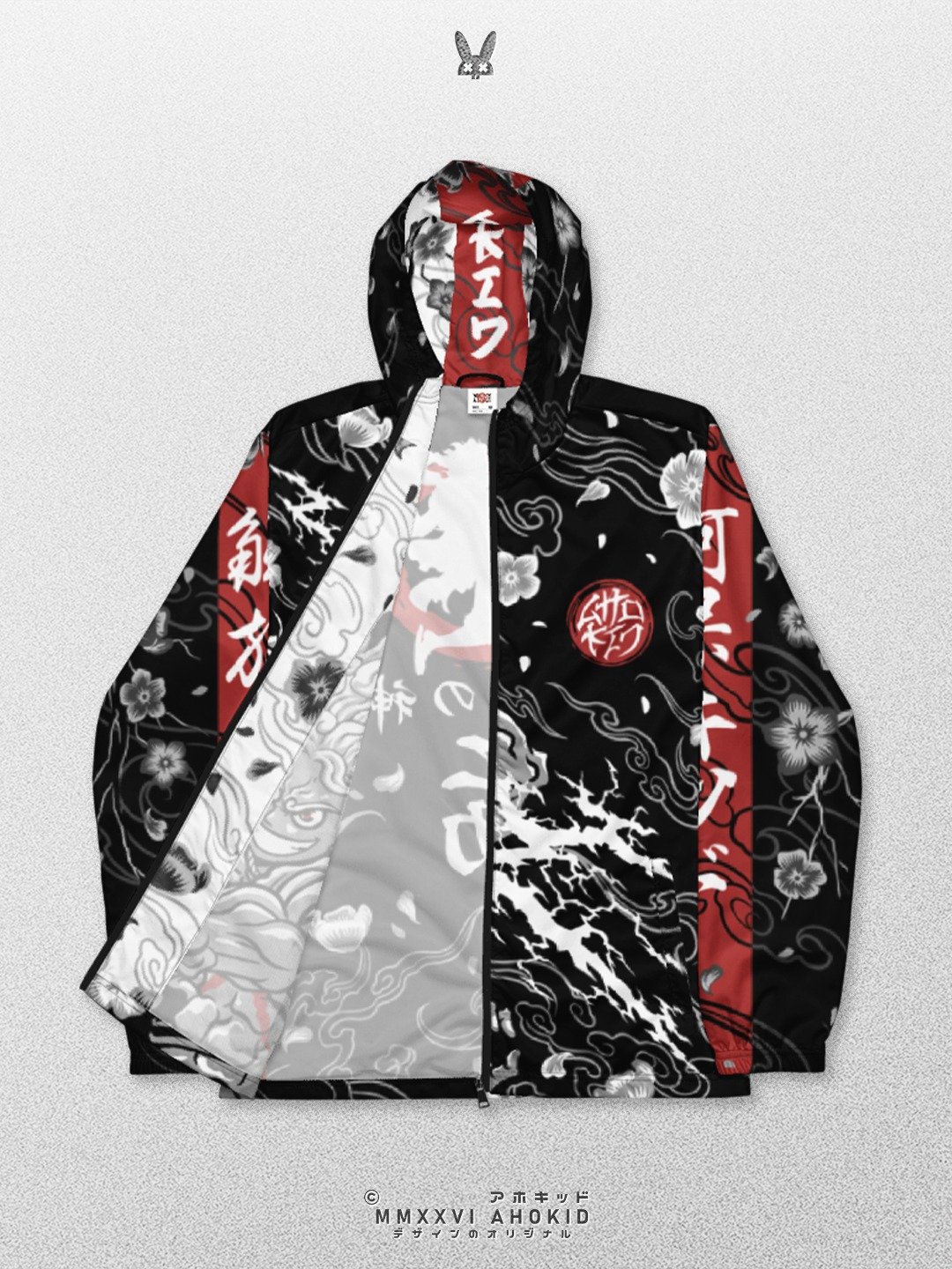 Sun God Nika - All-Over Print Windbreaker product image (2)