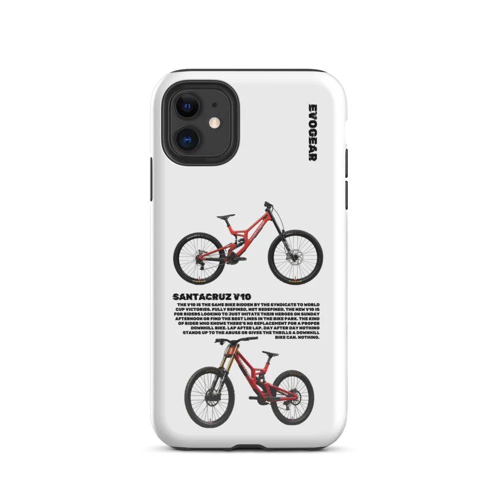 White Santa Cruz V10 iPhone Case product image (2)