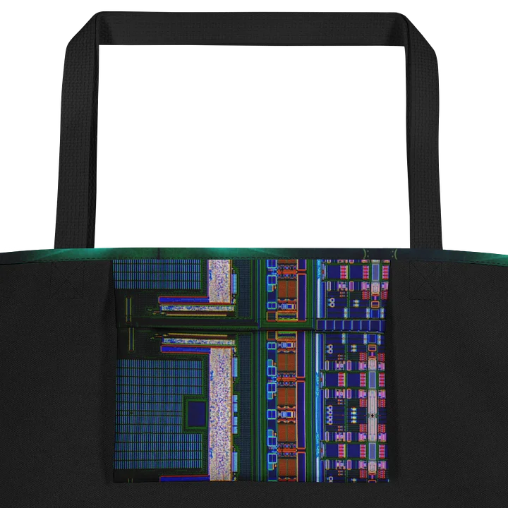 Glitched BSOD All-Over Print Tote Bag product image (2)