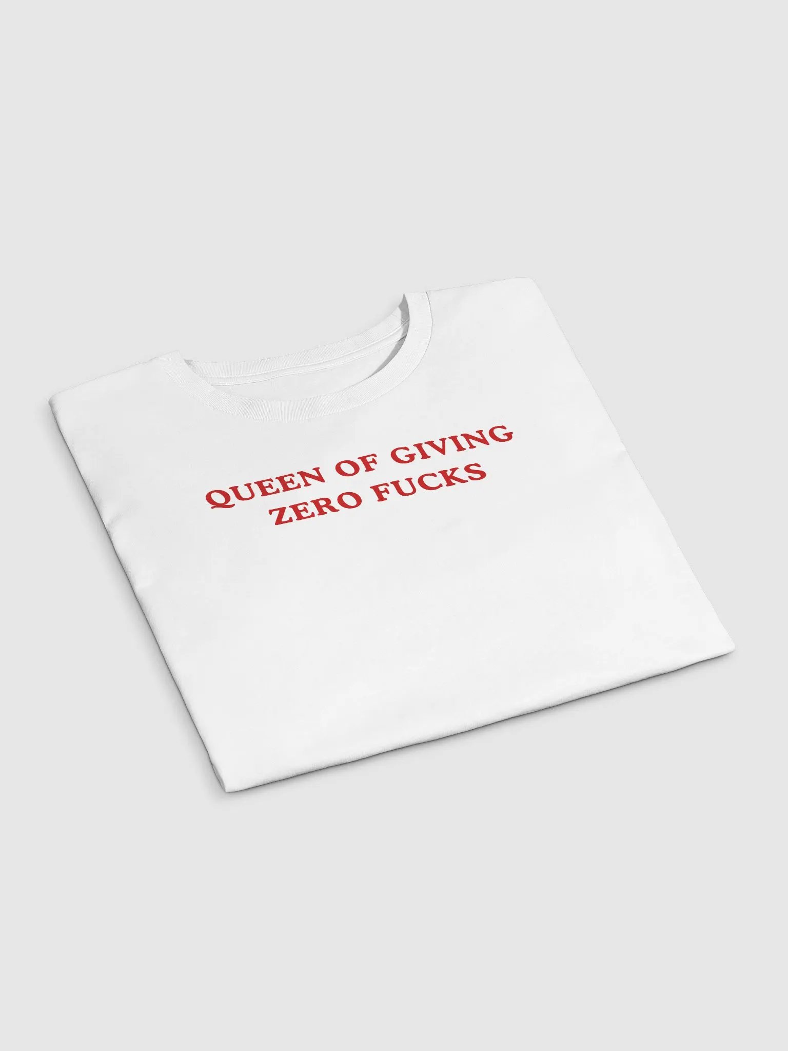Zero Fucks Queen Crop Top product image (3)