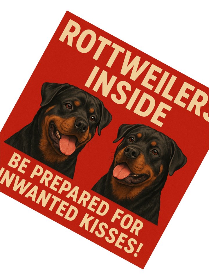 Rottweiler Kiss Cut Sticker product image (4)