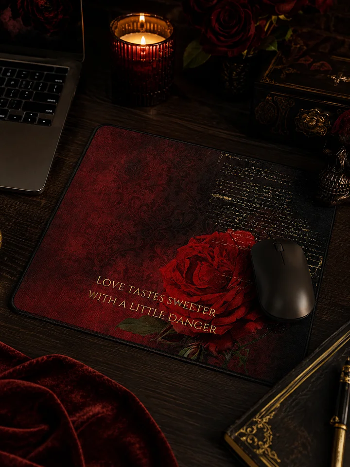 Crimson Reverie Desk Mouse Pad product image (1)