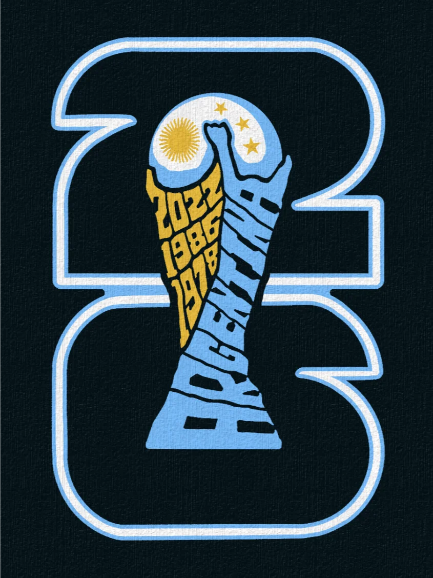 Argentina × WorldCup 2026 T-shirt product image (2)