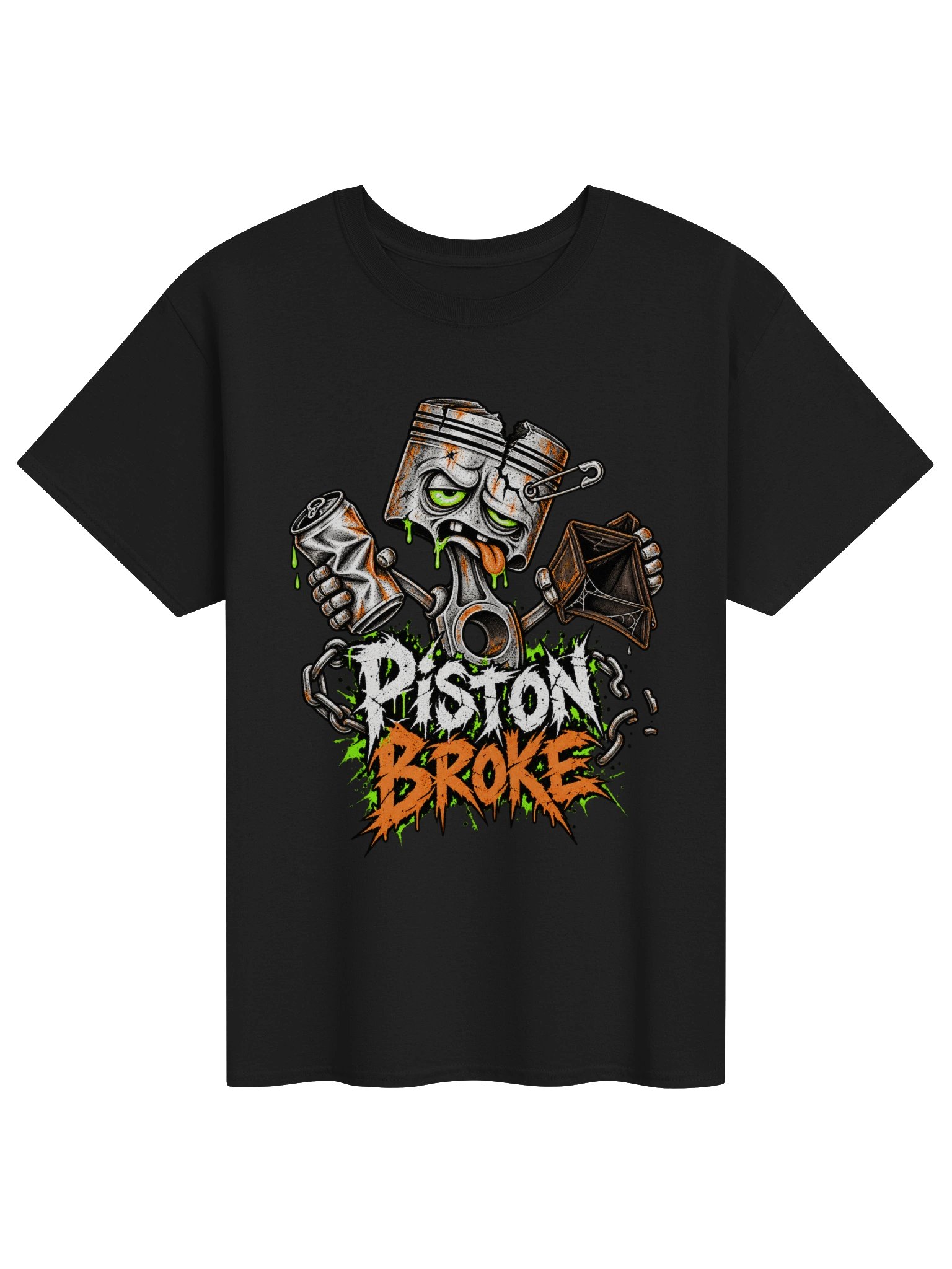 Piston Broke Zombie Mechanic T-Shirt product image (1)
