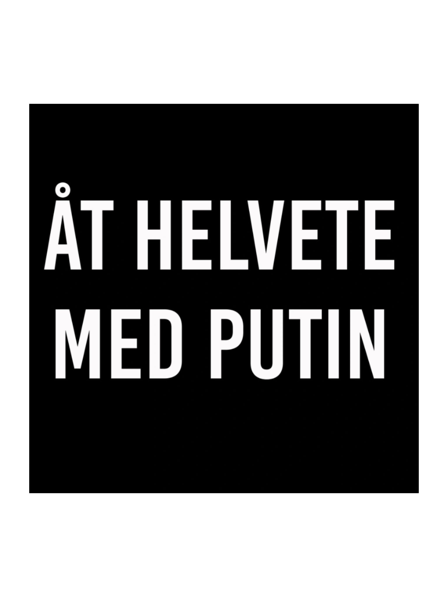 Åt helvete med Putin (Sticker) product image (1)