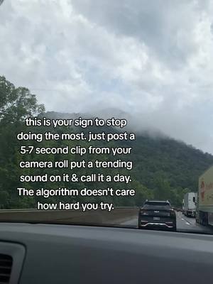 this was taken on our way down to Florida last week #mountains 