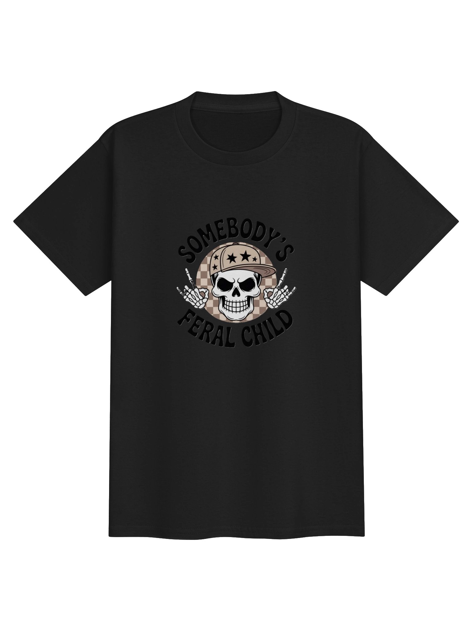 Somebody’s Feral Child Skull Tee product image (4)