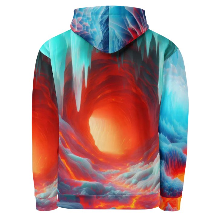 Fire and Ice - Fiery Flow Through Glacier #6 product image (2)