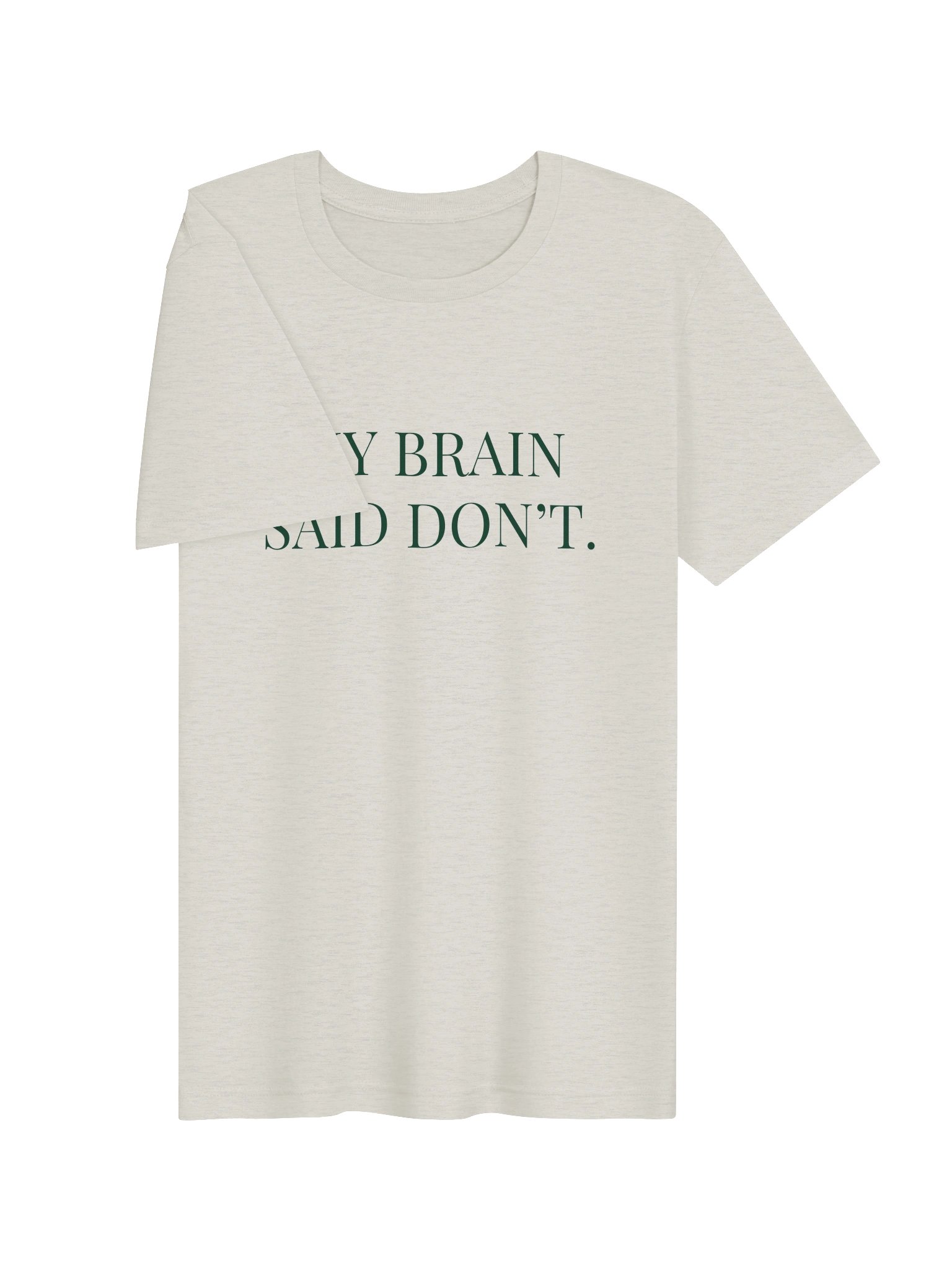 Mindset Evolution — Opposite Action Tee (Heather Dust) product image (3)