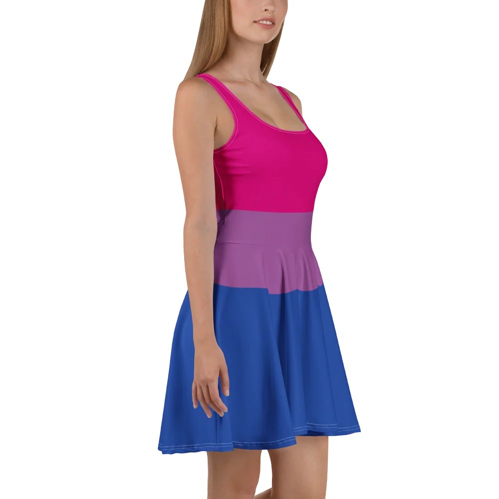 Bisexual Pride Flag Skater Dress product image (3)
