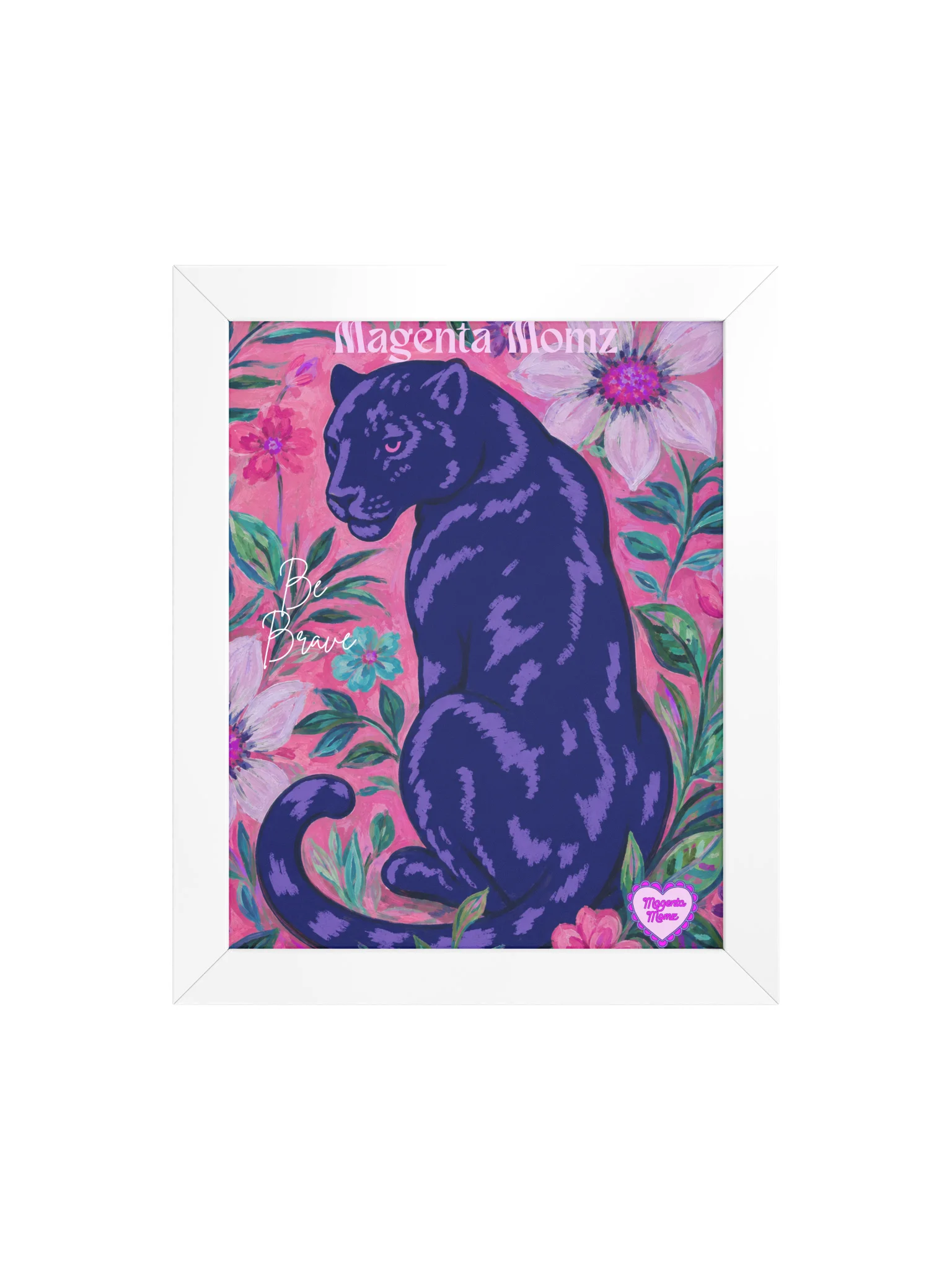 MAGENTA MOMZ - MOXIE MAGENTA FRAMED PRINT product image (18)
