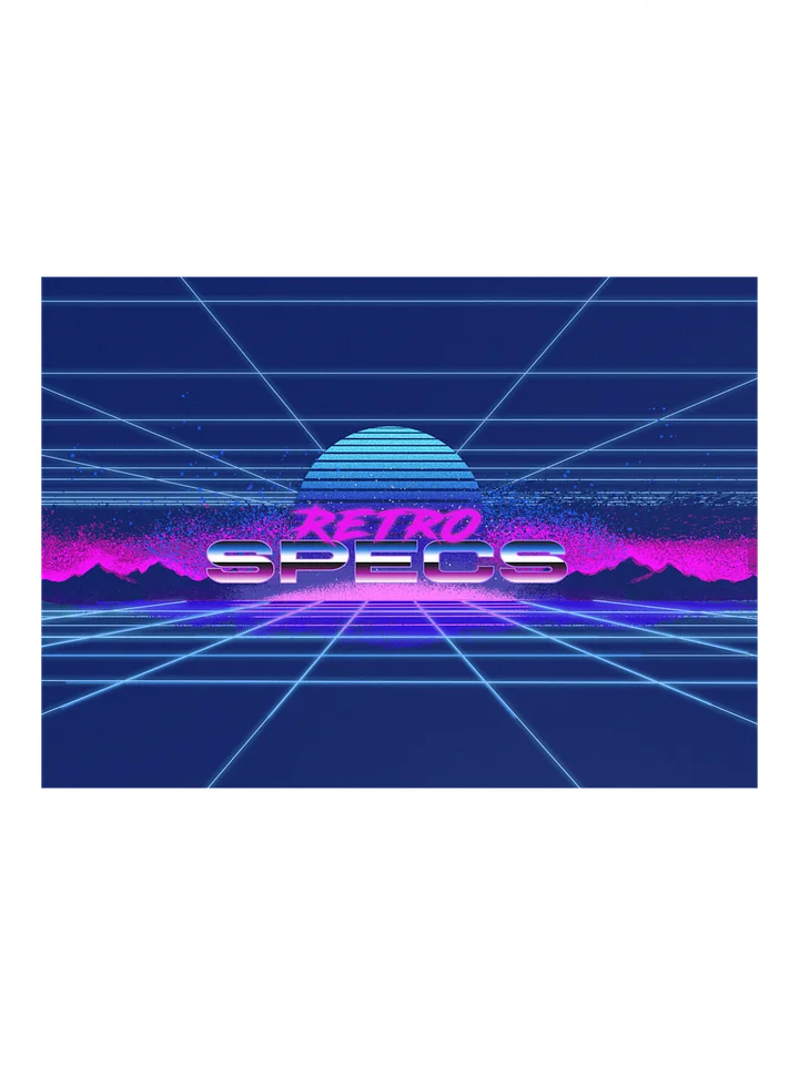 RETRO SPECS: Grid Lanscape Poster product image (1)