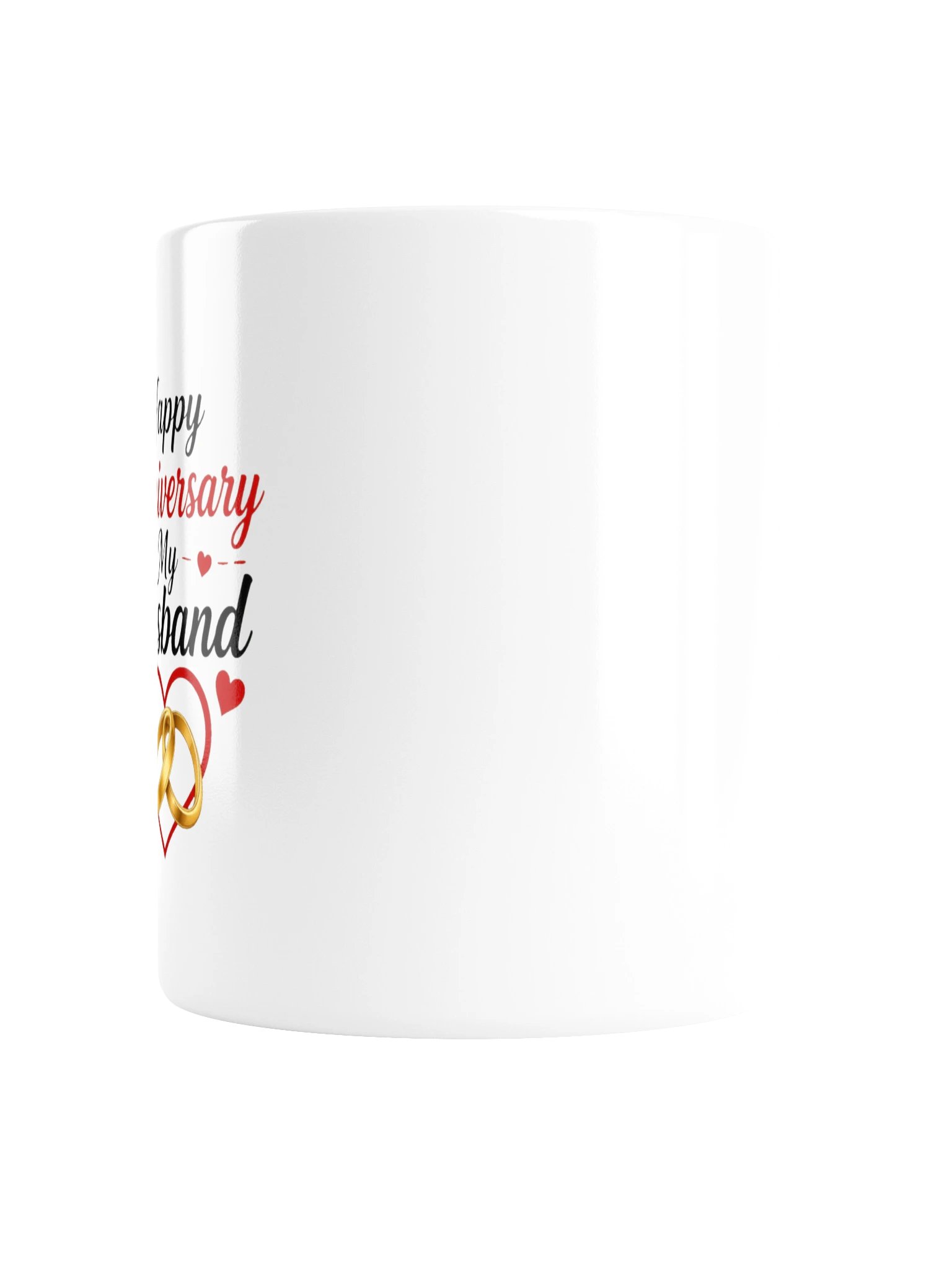Happy Anniversary My Husband Mug - Wedding Rings product image (2)