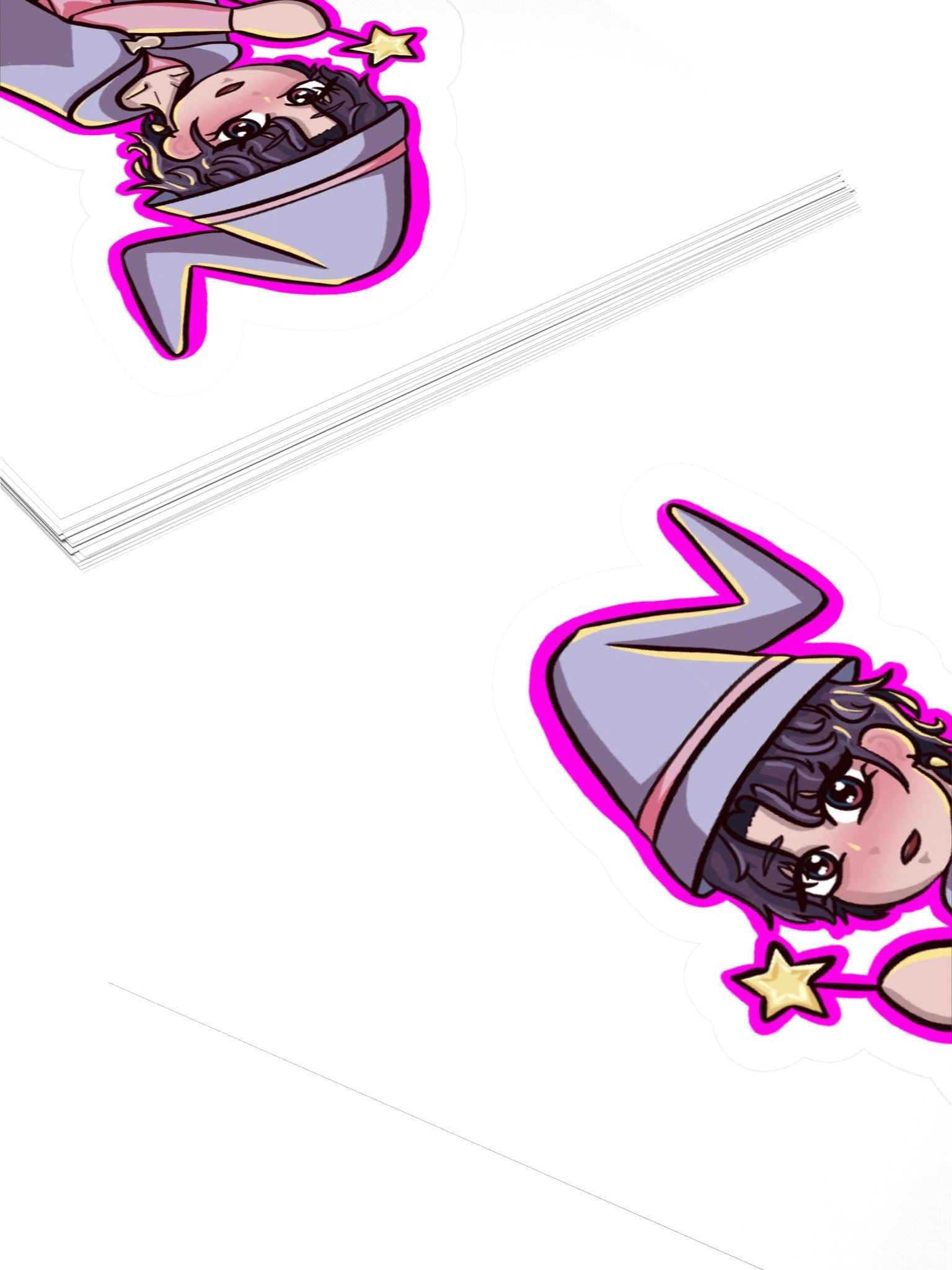 mr fishy witch costume stickie product image (4)