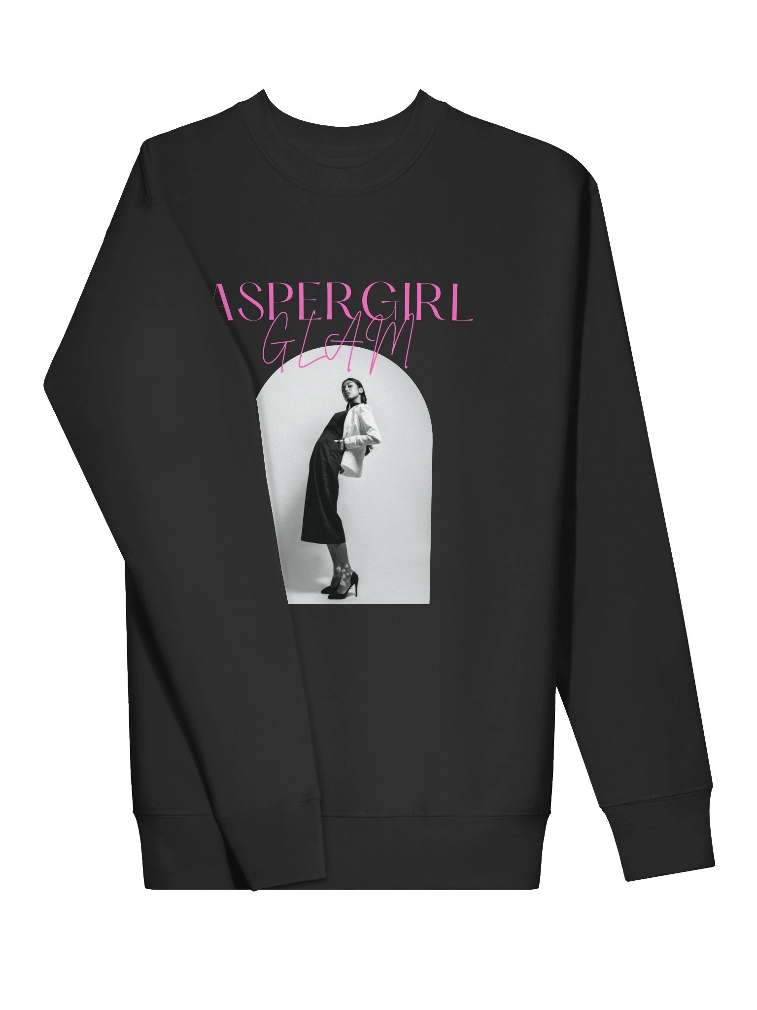 AsperGirl Glam Crewneck Black product image (3)