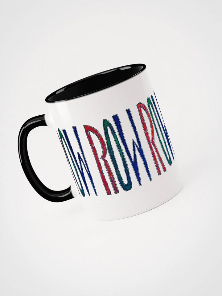 Row Row Row Your Boat Ceramic Mug with Color Inside product image (1)