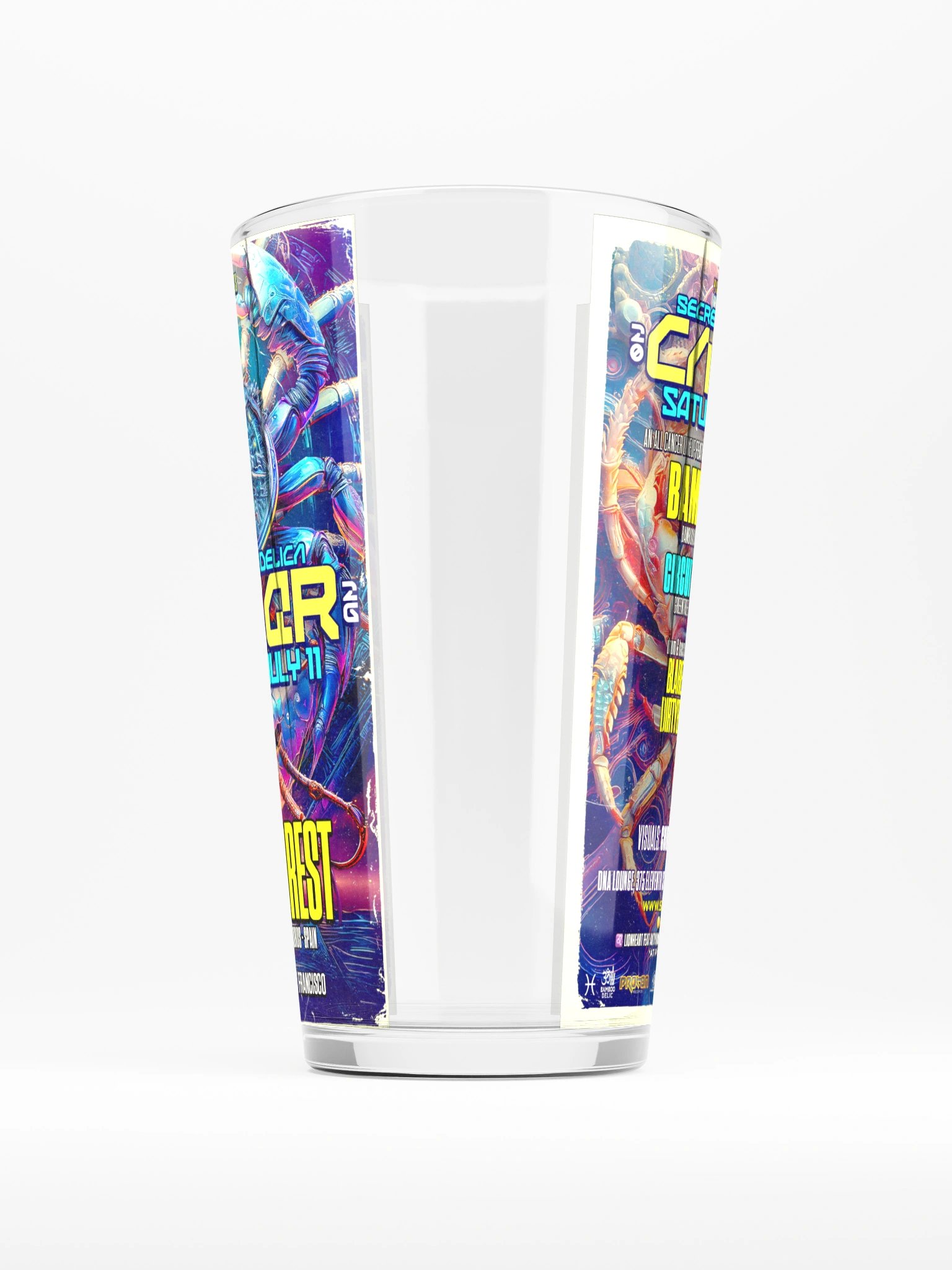 Cancer 2026 Shaker Pint Glass product image (5)