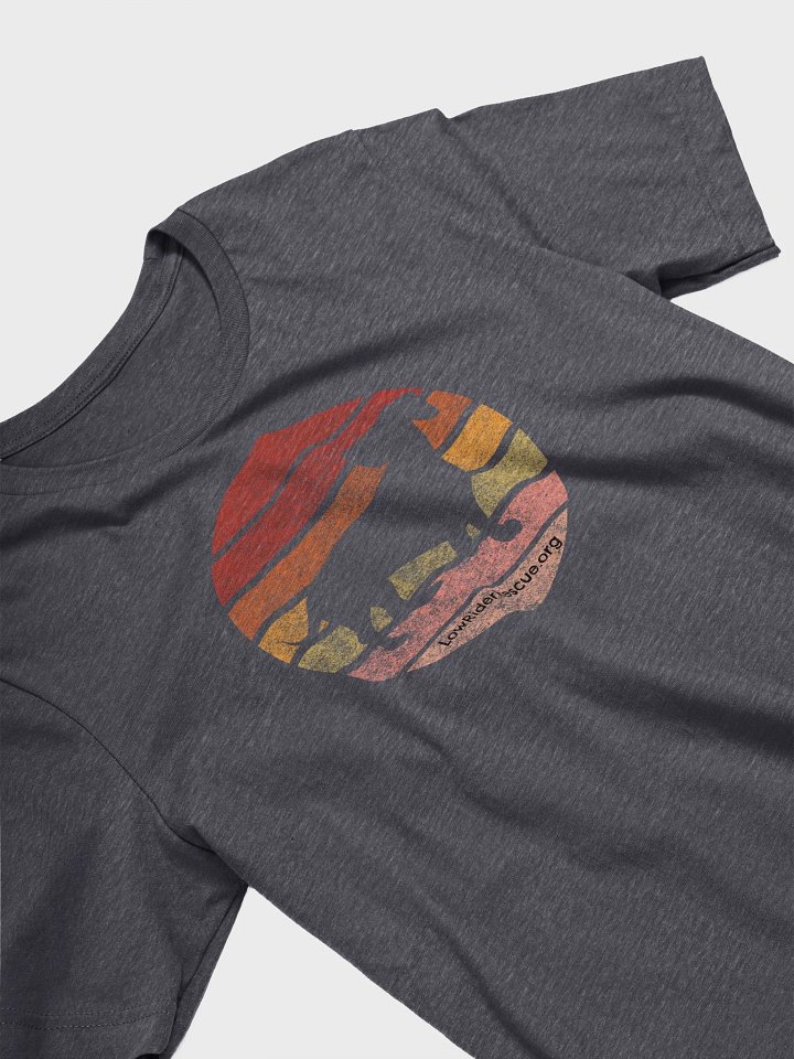 Dachshund Sunset Circle Soft Unisex T-shirt product image (2)