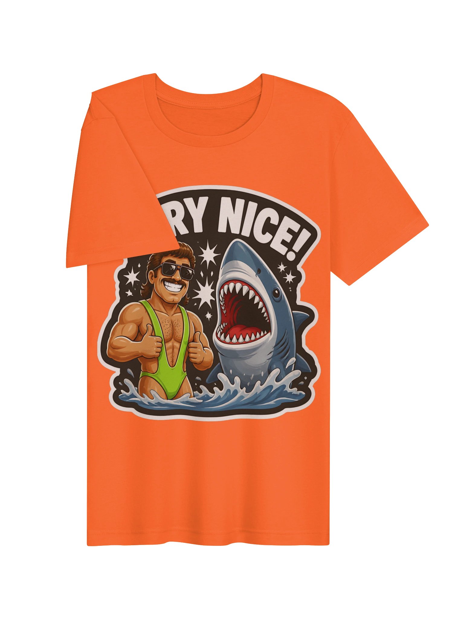 Very Nice Shark Thumbs-Up Tee product image (13)