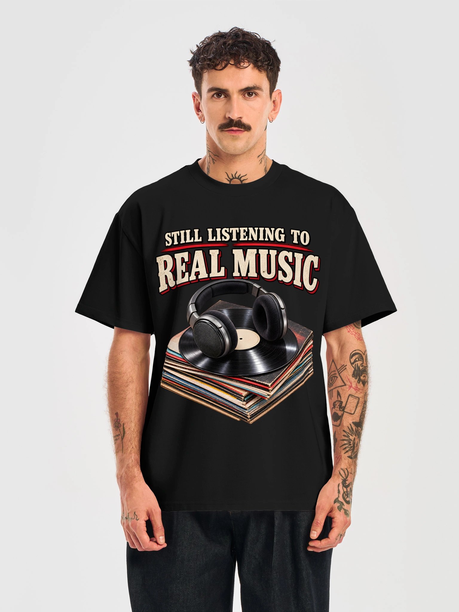 Still Listening To Real Music Tee product image (5)