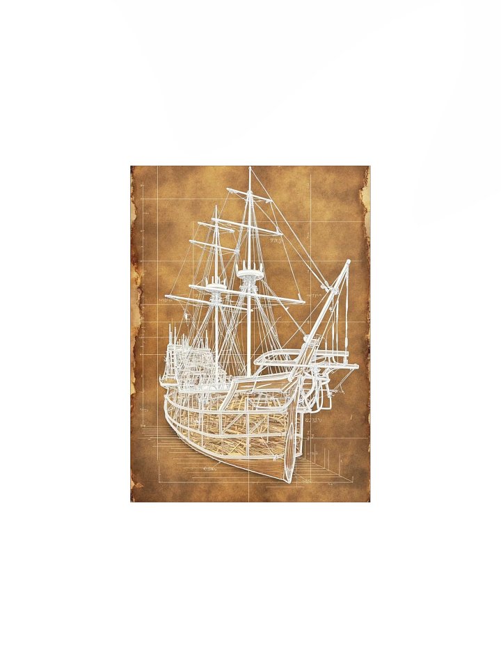 Spanish Galleon "San Felipe": Naval Engineering & Rigging Master Plan product image (1)