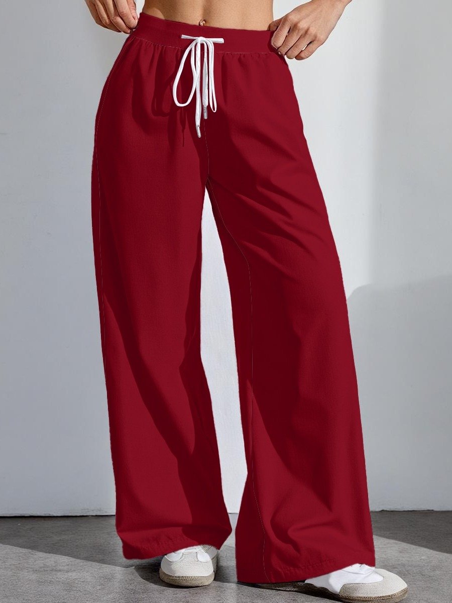 Wide Leg Drawstring Trousers product image (1)