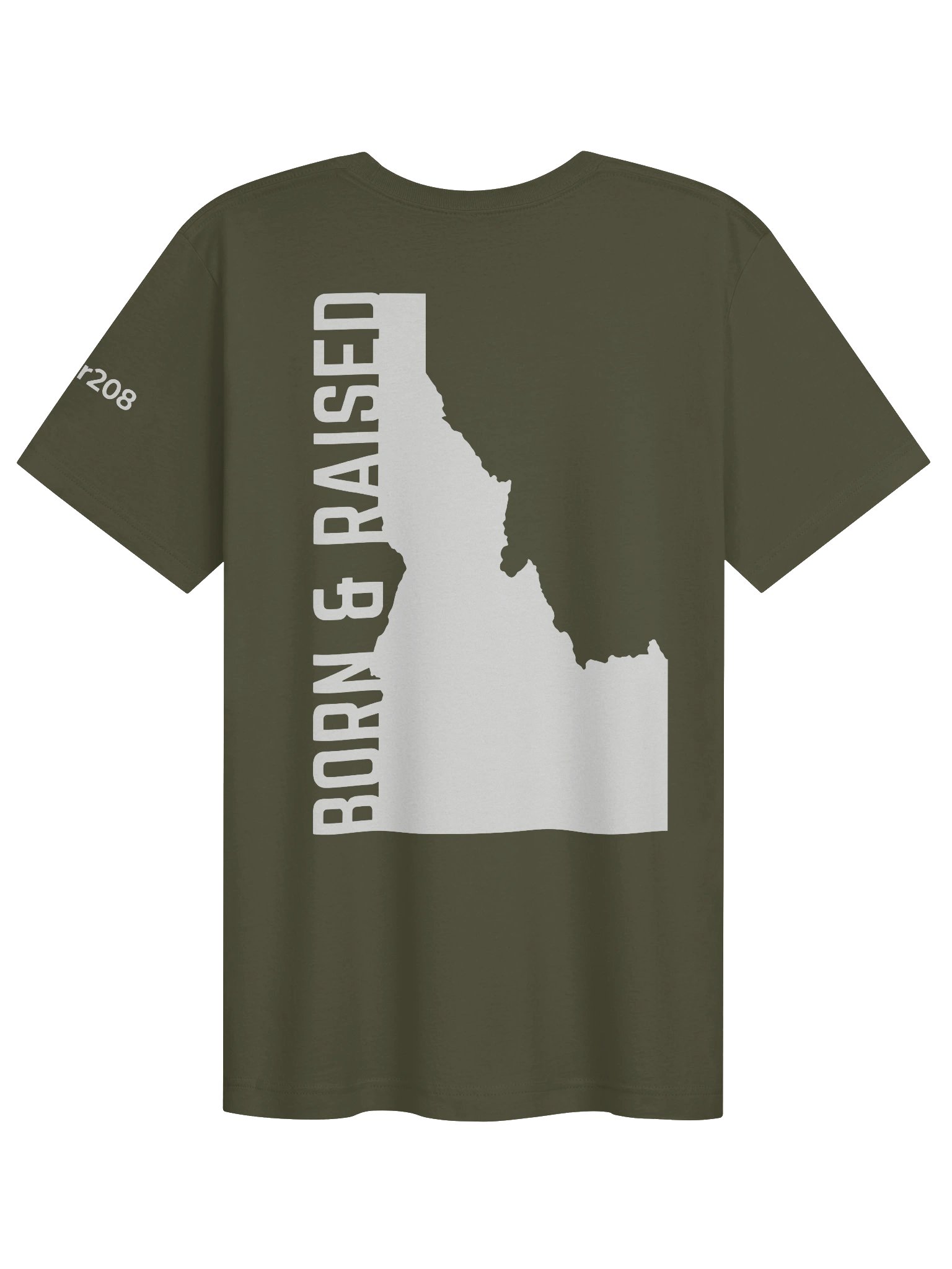 Back ID Born & Raised T-Shirt product image (1)