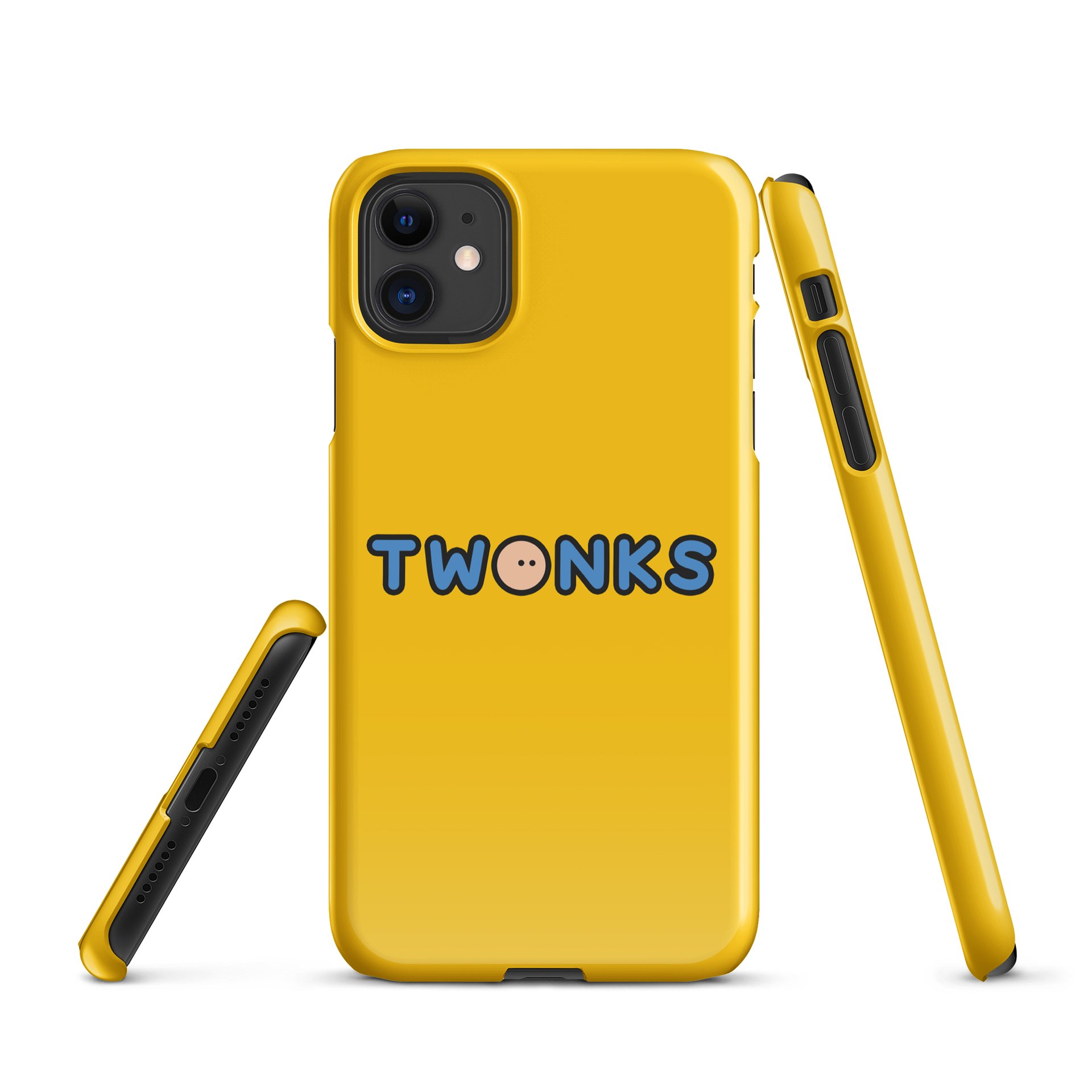Twonks Logo Phone Case - Yellow product image (1)