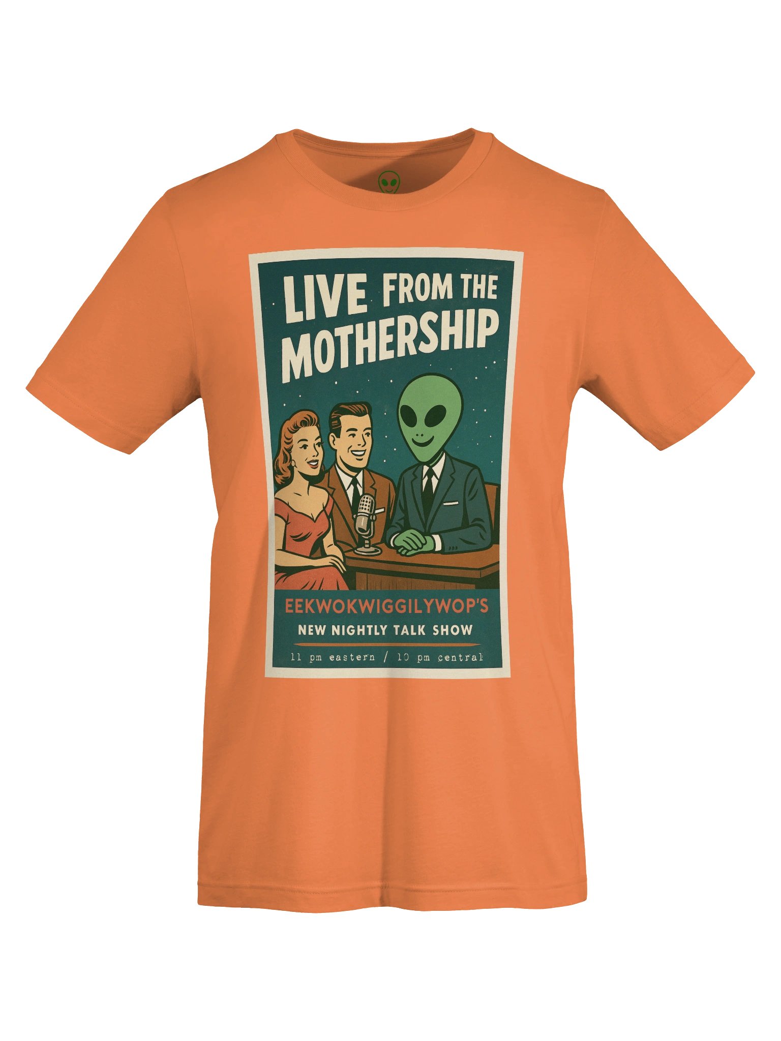 Late Night Talk Show Roswell Aliens 1950's Retro Concert Tee Fit Unisex T-Shirt product image (67)