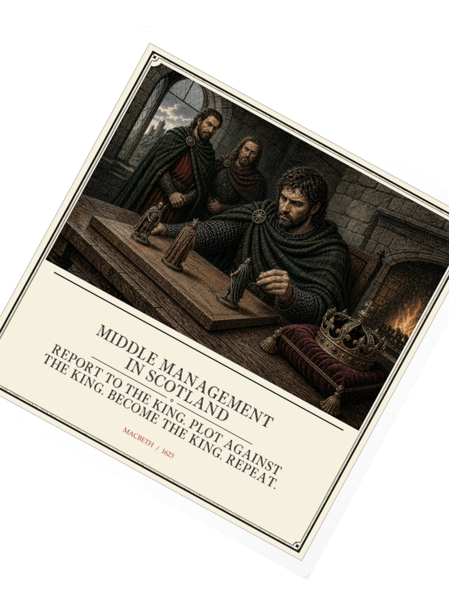 Middle Management Scotland -- Macbeth Sticker product image (2)