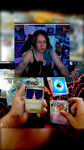 Late night pulls with @scuffedkath have officially gone off the rails. Would you react like this? 💀 #pokemontcg #gamingmemes ...