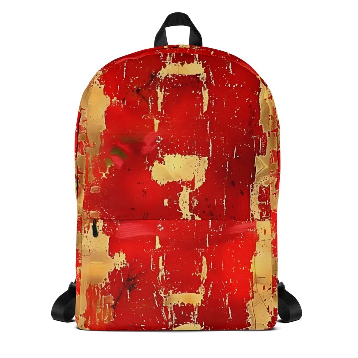 Ethereal Red and Gold All-Over Print Backpack product image (1)