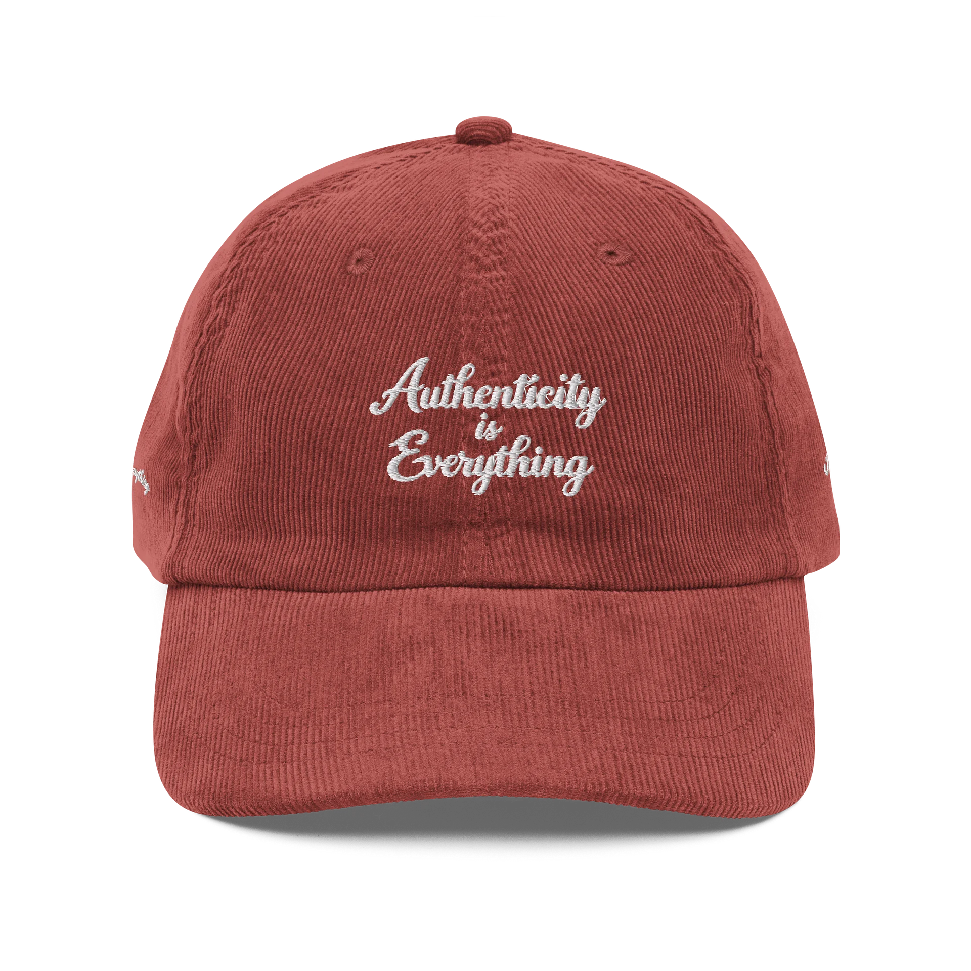 Authenticity Script Logo corduroy hat product image (1)