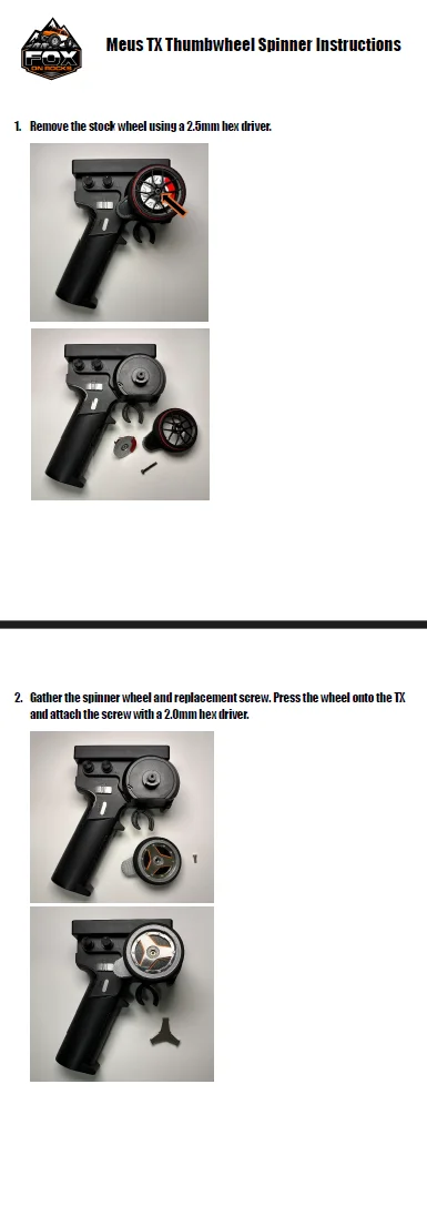Meus Thumb Steer Spinner Instructions product image (1)