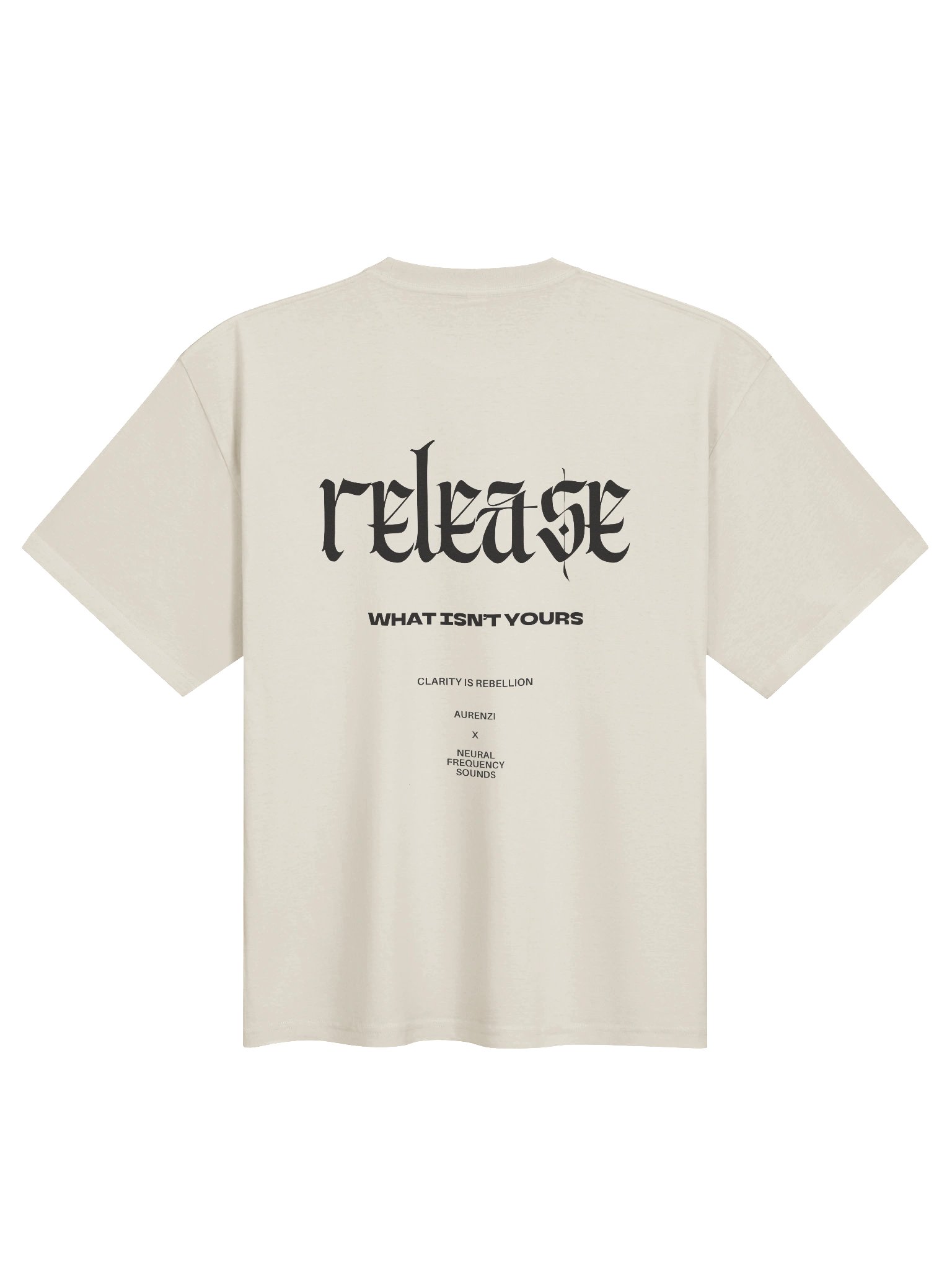 Release Tee – Ivory Signal / Capsule 01 product image (2)