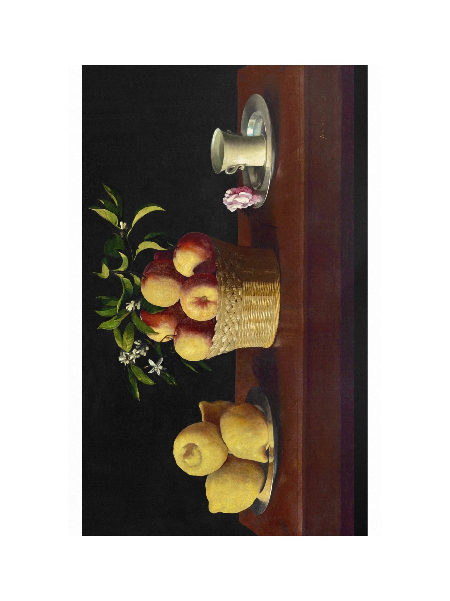 Still Life with Lemons, Oranges and a Rose — Large Poster product image (1)