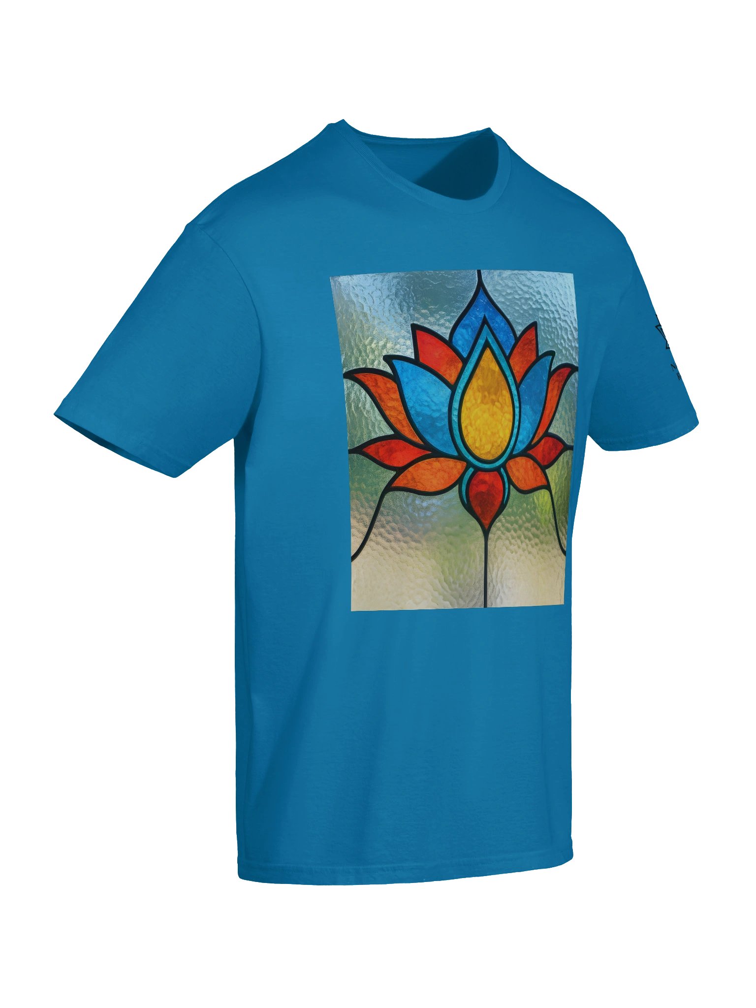 Stained Glass Lotus Graphic T product image (46)