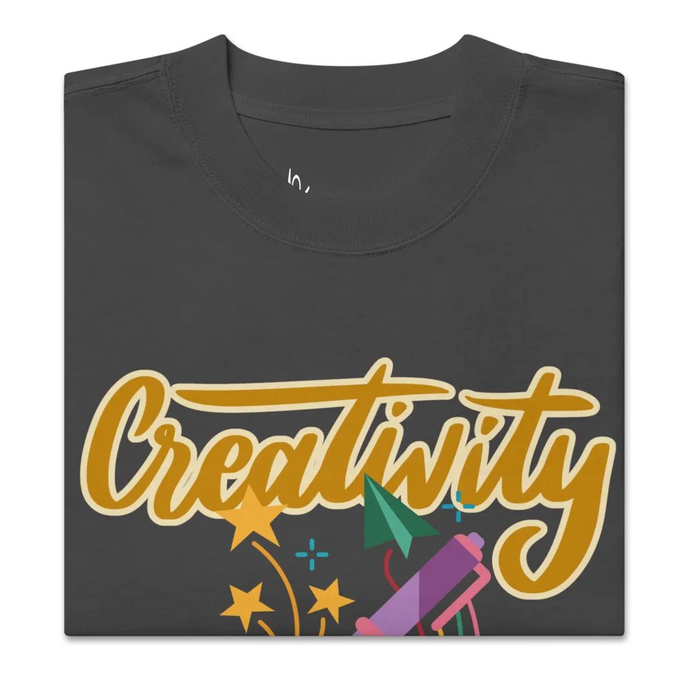 Creativity Oversized Unisex T-shirt product image (6)