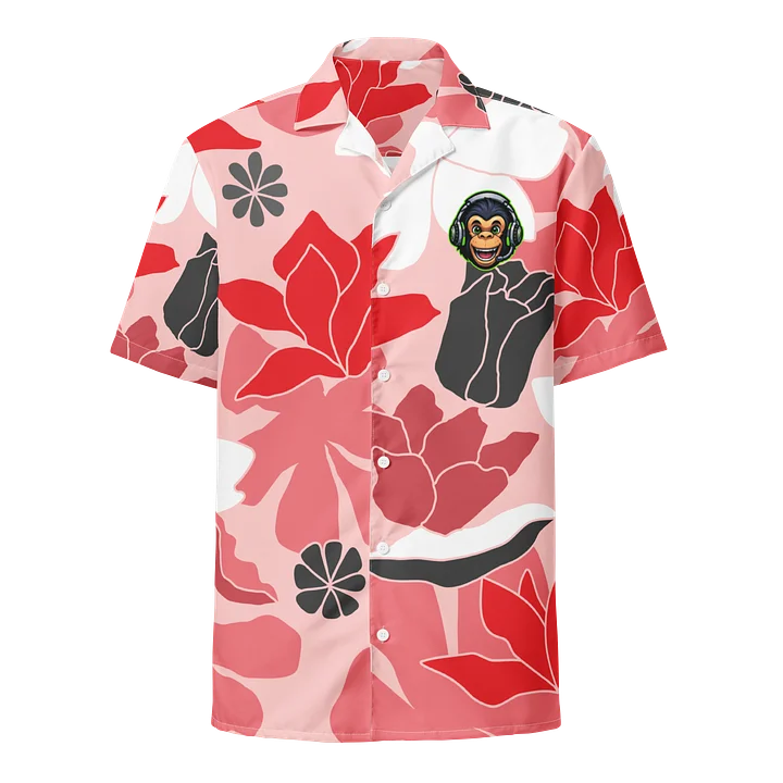 BenTheBonobo Hawaiian Shirt Pink Floral product image (1)