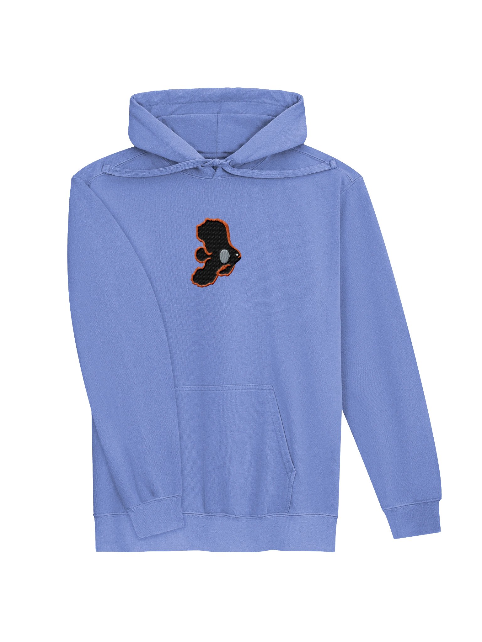 Juvenile Black Batfish Embroidered Hoodie | Platax pinnatus Aquarium Fish Hoodie | Saltwater Reef Apparel product image (15)