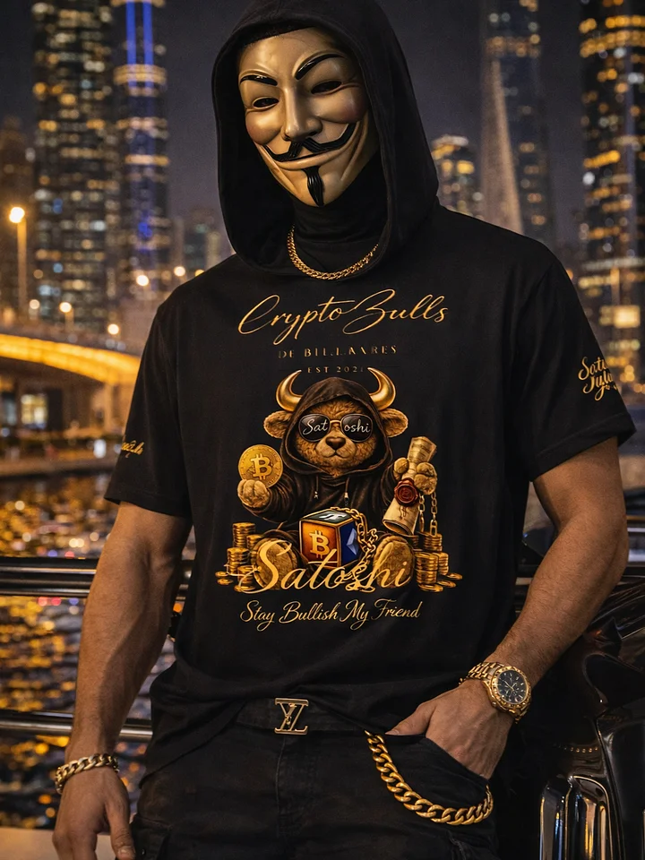 Bullish Satoshi Teddy Bull Tshirt - Bullish Collection product image (1)