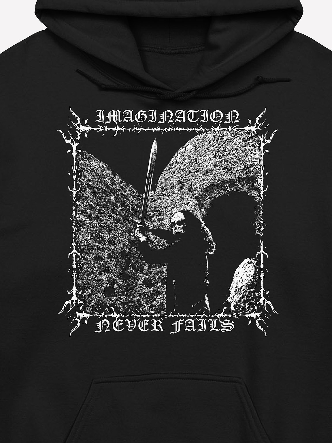 Hoodie Gildan Classic - ERANG 4-Sided (Black) product image (3)