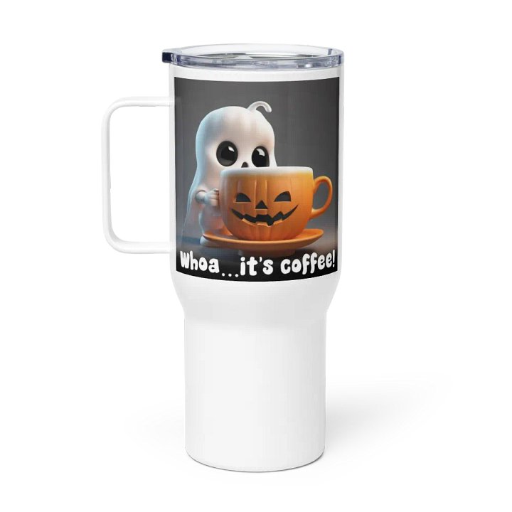Spooky Coffee Ghost Travel Mug product image (1)