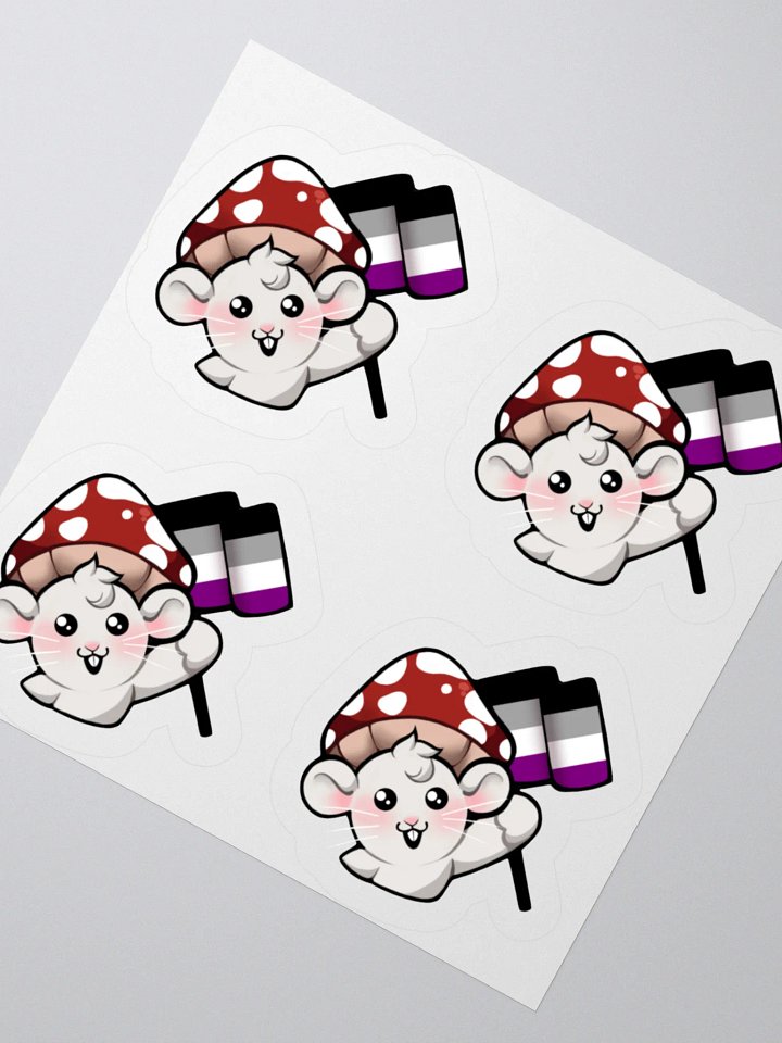 Asexual Pride Flag Stickers product image (2)
