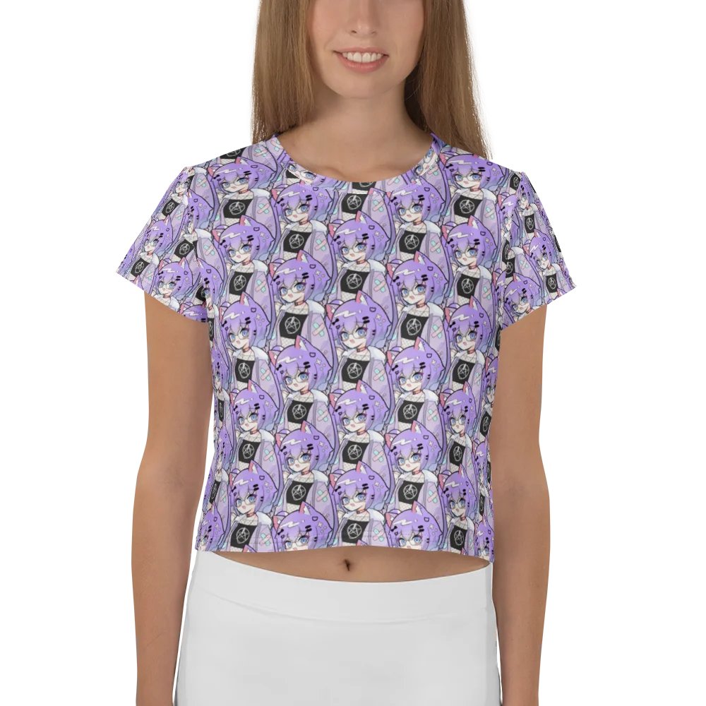 ZaynaKitty Pattern Crop Top product image (1)