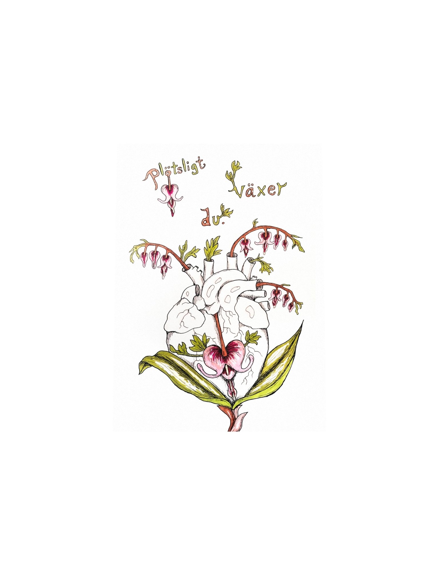 "Bleeding Heart" Matte Poster product image (4)