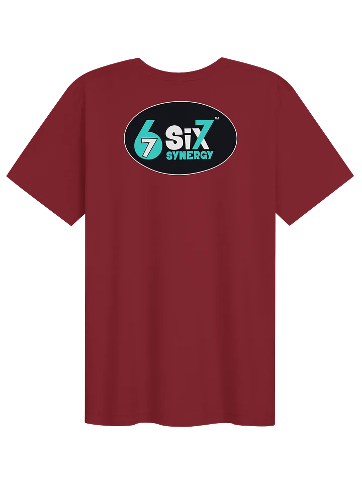 Burgundy t-shirt - hero and main logo product image (2)