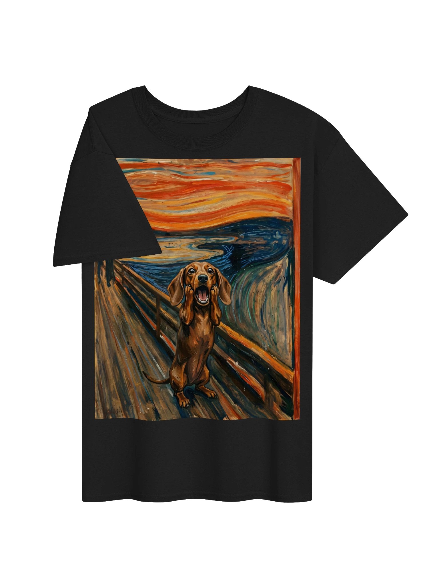 The Scream Dachshund Tee product image (17)